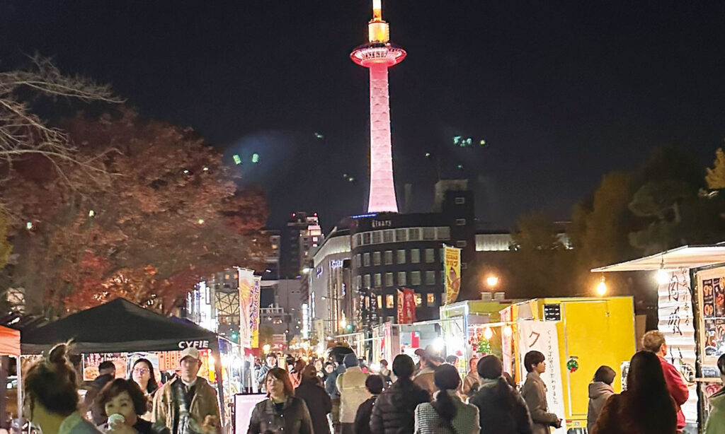 京都夜市の様子